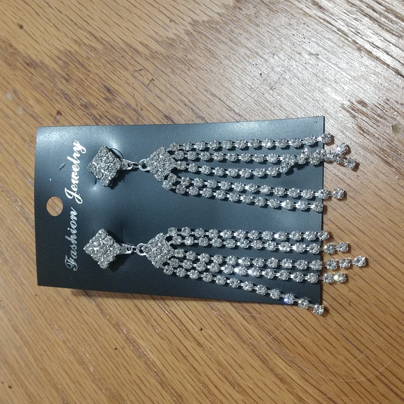 Jewelry Rhinestone Earrings Poshmark